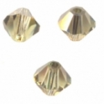 TOUPIES SWAROVSKI® ELEMENTS <br />
4mm<br />
 JONQUIL satin<br />
50 perles  