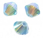 TOUPIES SWAROVSKI® ELEMENTS
 6 mm 
  AQUAMARINE AB2X
 X 20 perles 