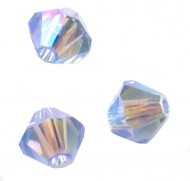 TOUPIES SWAROVSKI® ELEMENTS
 6 mm 
 LIGHT SAPPHIRE AB2X
 X 20 perles 