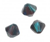 TOUPIES SWAROVSKI® ELEMENTS 6MM 
BURGUNDY-BLUE ZIRKON BLEND
X 11 perles