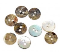 Boutons nacre ronds
 11 mm
X 50