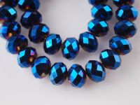 Perles cristal dark sapphire 
3 x 4 mm
X 148