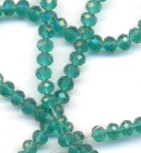 Perles cristal vert d'eau
3 X 4mm
x 100