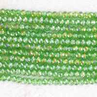 Perles crystal 3 x 4 mm
Green AB
X 300 