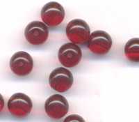 Perles rondes 8 mm garnet
x 25