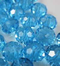 Perles crystal 3 x 4 mm
Aquamarine
X 50