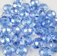   Perles crystal 3 x 4 mm
Light sapphire AB
X 50 