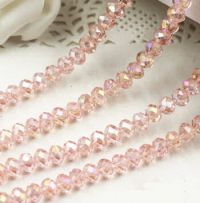 Perles crystal 3 x 4 mm
light rose
X 100
