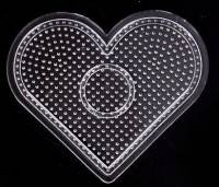 Plaque coeur pour perles Hama 2.6 mm
8 x 9 cm