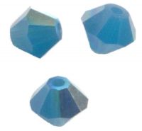 TOUPIES SWAROVSKI® ELEMENTS
 6 mm AB
CARIBBEAN BLUE OPAL AB
X 20 perles