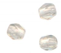  PERLES FACETTES DE BOHEME 3 mm 
CRYSTAL CENDRE
X 100 perles