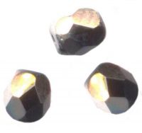 PERLES FACETTES DE BOHEME 
6mm AB
25 perles JET ARGENT ( BI COLOR NOIR ET ARGENT)