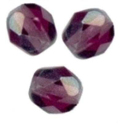Lot de 20 perles à FACETTES 8mm en Cristal de Bohème Black Diamond 