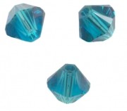 TOUPIES SWAROVSKI® ELEMENTS 
6MM 
BLUE ZIRCON
X 20 perles
