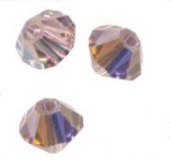 TOUPIES SWAROVSKI® ELEMENTS 
6 mm AB
 LIGHT AMETHYST AB
 X 20 perles 