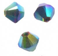 TOUPIES SWAROVSKI® ELEMENTS
 6 mm 
 JET AB2X
 X 20 perles 