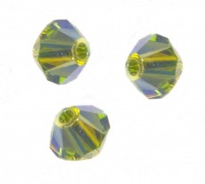 TOUPIES SWAROVSKI® ELEMENTS 
6 mm 
 OLIVINE AB2X
 X 20 perles 