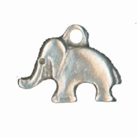 BRELOQUES ELEPHANT  ARGENT ~14X18MM
X 2