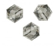 Perles cubes Swarovski 4 mm ( 5601 )
Black diamond
X 8 