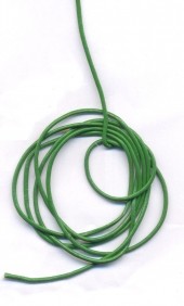  Cordon en Cuir véritable Vert 1.5mm 
Qte : 1 metre