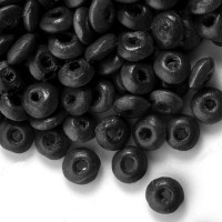 800 Perles en bois Rondelle noir 3x6mm
taille du trou = 1.6 mm