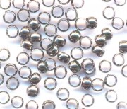 Intercalaires,perles à écraser noir diamètre 2.5 mm
Qte : 1000