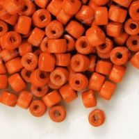 1200Perles en bois Donut orange 3x4mm
taille du trou = 1.4 mm