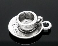 Pendentif Tasse à Café/ Thé 19x15mm
X 1
