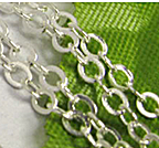 Chainette maille  argent ep: 2 mm
5 metres