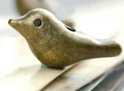 Intercalaires Oiseau Bronze Antique 16x6mm 
taille du trou = 1.5 mm
X 5