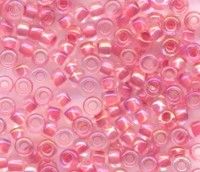 Rocailles 2 mm taille 11/0
Fuschia lined
X 10/12 gr