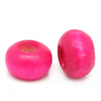 Perles  en Bois Fuchsia 4x3mm
taille du trou = 1.4 mm
X 1000