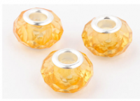 Perles Lampwork , perles de Murano et argent
 15 x 9 et trou 4.5
X 10  