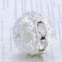 Boules rondes strass crystal 8 mm
X 10