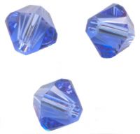  Toupies en crystal 4 mm
sapphire
X 100