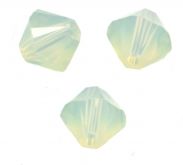  Toupies en crystal 4 mm
chrysolite opal
X 100 