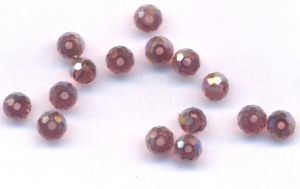  Perles crystal 3 x 4 mm
X 100