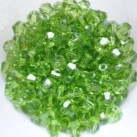  Toupies en crystal 4 mm
Citrine olivine
X 100 