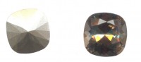 Cabocon SWAROVSKI® ELEMENTS 
12 mm 
(4470)
 Black diamond (foiled)