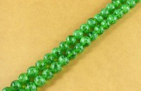 Perles 4 mm rondes en verre tchèque 
vert
Diametre du trou 1 mm
X 200