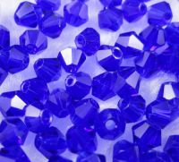  Toupies en crystal 3 mm
Sapphire
X 200  