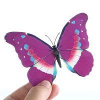 3D papillon décor Magnetique ou autocollant décor mural d'intérieur 
X 12
