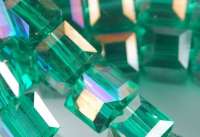 Cubes en crystal  green AB
6 mm
X 30