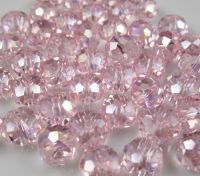   Perles 6 x 4mm, perles 
Light rose
X 95