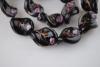 Perles Lampwork , perles de Murano
20 mm
X 10