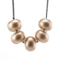  Perles Lampwork , perles de Murano et argent 
14 x 8 et trou 4.5 
X 5  