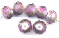 Perles Lampwork , perles de Murano et argent 
12 mm et trou 1.2 mm
x 10