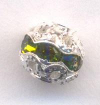  Boules rondes strass olivine
6 mm
X 10