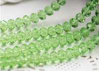  Perles crystal 3 X 4 mm
vert
X 50