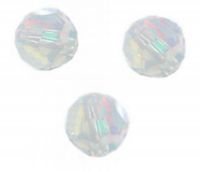 Perles cristal swarovski Rondes 5000 6 mm 
WHITE OPAL AB
Qte : 6
